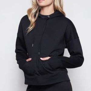 NWT Good American Lace Back Hoodie Jacket S.